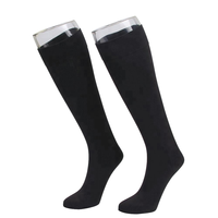 Offre Spéciale 15-20MmHg chaud bout fermé voyage Compression genou-haut chaussettes respirant réglable quotidien infirmière chaussettes confort soutien