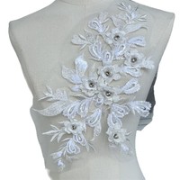 Tulle noir avec broderie florale 3D, appliques et détails en sequins de cristal pour robes de soirée et robes de bal, marque OEM, délai de livraison d'échantillon de 7 jours