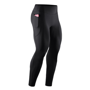 Inverno caldo compressione Stretch Sport <span class=keywords><strong>uomo</strong></span> <span class=keywords><strong>Leggings</strong></span> da corsa Fitness traspirante stretto pantaloncini da ginnastica per gli uomini con tasche per il telefono - Product Image 6