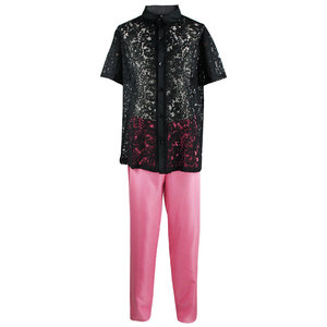 Disfraz Completo de Elvis Presley para Hombre Adulto, Traje de Cosplay para TV y Cine, Rosa y Negro - Product Image 3