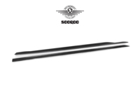 Faldones Laterales Estilo MP para BMW G60 BMW I5 M Sport, Fibra de Carbono Seca Preimpregnada en Autoclave, 2 Piezas, Juego de Moldes Metálicos Adhesivos