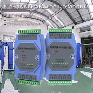Módulo de Adquisición de Datos Analógicos de 8 Canales TD-4017 con Protección IP54, Compatible con Modbus RTU para Sistemas de Automatización Industrial - Product Image 2