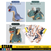 Puzzle 3D Dragon, modèle de dragon, puzzle 3D licorne, modèle de licorne, puzzle autocollant 3D, dinosaures, animaux marins, navire, motifs de Noël
