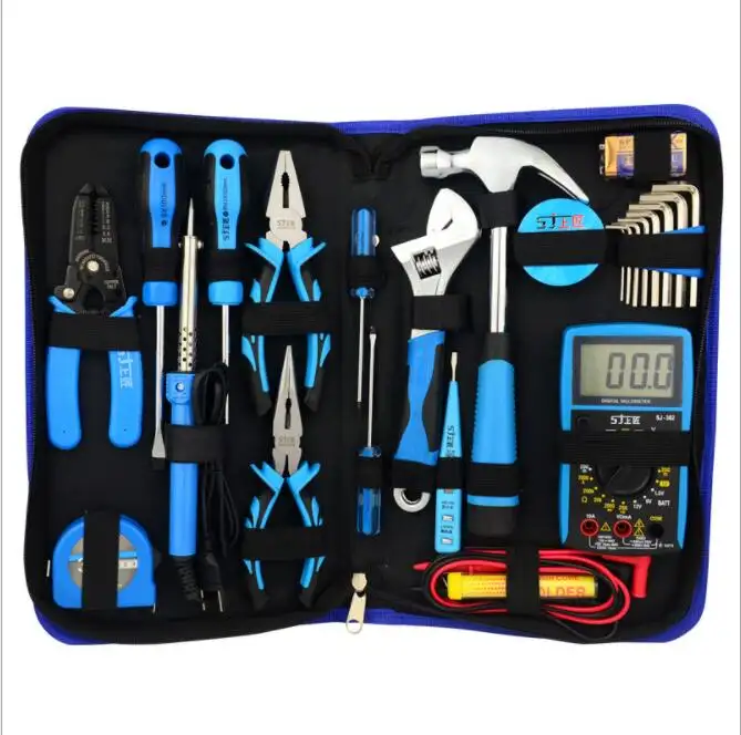 Huishoudelijke Tool Set Set Hardware Kit Elektricien Toolbox Kit Multifunctionele Handleiding Auto Reparatie Kit