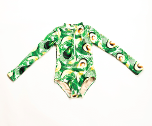 <span class=keywords><strong>Maillot</strong></span> <span class=keywords><strong>de</strong></span> <span class=keywords><strong>bain</strong></span> une <span class=keywords><strong>pièce</strong></span>, à motif <span class=keywords><strong>Orange</strong></span>, Fruits frais, manches longues, fermeture éclair, pour bébés filles, nouvelle collection - Product Image 2