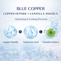 Masque Gel Anti-rides Réparateur Éclaircissant Nourrissant Hydratant à l'Acide Hyaluronique et au Peptide de Cuivre Bleu GHK-CU Marque Privée