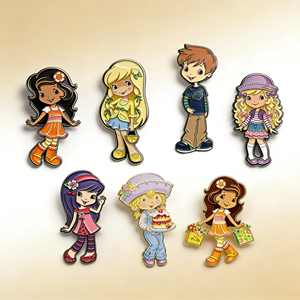 Pins Personalizados <span class=keywords><strong>de</strong></span> Alta Calidad con Logotipo, Pins <span class=keywords><strong>de</strong></span> Anime, Pins <span class=keywords><strong>de</strong></span> Aventura, Cazador <span class=keywords><strong>de</strong></span> Tesoros, Personaje Clásico, Insignia <span class=keywords><strong>de</strong></span> Metal Esmaltado para Gorra - Product Image 4