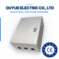 Caja de Distribución de Acero Inoxidable 304 de Alta Calidad Ouyue, Nivel de Protección IP65, 600x500x200mm, para Exteriores, Venta al Por Mayor