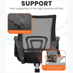 Silla de Oficina Giratoria Ergonómica de Bajo Precio al por Mayor, Muebles de Oficina Ajustables, Combinación de Silla de Oficina y Sofá - Product Image 5
