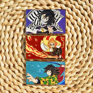 9 Nuevos Diseños de Insignias de Metal Cloisonné de Anime Demon Nine Hashira de Alta Calidad de 6 cm, Artesanía en Metal para Decoración de Mochilas y Ropa - Product Image 5