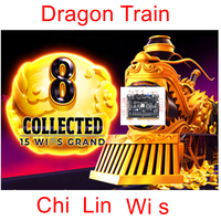 Carte de jeu verticale Dragon Train Chi Lin Wims avec bobine adhésive PCB pour machine de jeu d'arcade à monnayeur