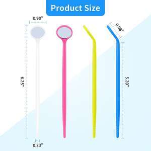Nuovo strumento manuale di plastica Anti-appannamento dello specchio dentale usa e getta in borsa strumenti dentali nuovo prodotto - Product Image 3