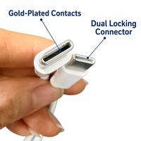 Câble USB-C tressé 1M 2M 60W à charge rapide et synchronisation des données pour iPhone 15 16 17 iPad Ordinateur portable Samsung