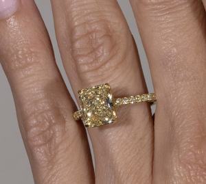 เครื่องประดับสั่งทำพิเศษ แหวนทองแท้ 9k 10k 14k 18k PT ทองคำขาว ทองคำเหลือง ทองคำชมพู เพชรแล็บ/พลอย ผลิตจากโรงงาน - Product Image 2