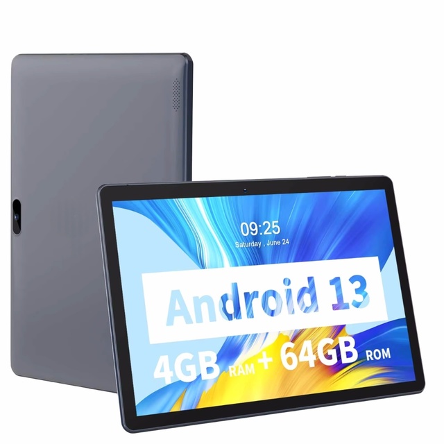 Cheap 10.1'' Android 13 Tablet PC 1280*800 IPS Display 4G RAM 64G ROM 7731E Quad Core Capacitive for Business Supports