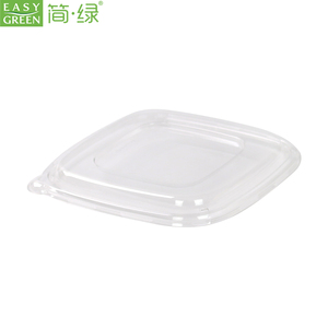 Tek kullanımlık gıda kapları 48oz, kare gitmek için konteynerler, salatalar, meyveler, hafif yemekler için kapaklı Bagasse kağıt kaseler - Product Image 5