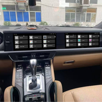Inalámbrico doble 12,3 "Pantalla táctil Auto Radio GPS Android 13 para Porsche Cayenne 2011-2017 reproductor Multimedia de navegación