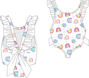 ملابس سباحة عالية الجودة مخصصة للفتيات المراهقات، طقم بيكيني من قطعتين للأطفال والمراهقات، ملابس شاطئ 2026 - Product Image 3