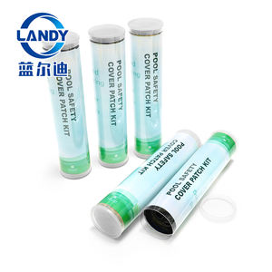 <span class=keywords><strong>Kit</strong></span> de réparation de couverture de <span class=keywords><strong>piscine</strong></span> en maille PVC avec couverture de sécurité résistante aux UV pour piscines hors sol et enterrées - Product Image 6