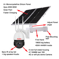 MY God 36x zoom PTZ cámara cámaras de vigilancia 5mp 8mp gran zoom 4G LTE tarjeta SIM 80W kits de paneles solares cámara de seguridad al aire libre