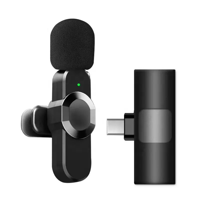 Sản phẩm mới xách tay không dây Lavalier Microphone ghi âm mini Mic cho iPhone Android