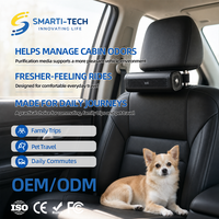 Absorbeur d'odeurs de voiture électrique à piles pour animaux de compagnie, voyage en famille, boîte de purification d'air portable, 300g de billes de charbon actif