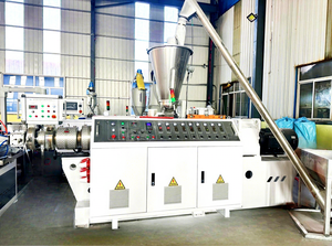 Machine de production de profilés YinYang, ligne d'extrusion plastique, rainure pour bordure de carrelage mural en céramique, plâtre - Product Image 6