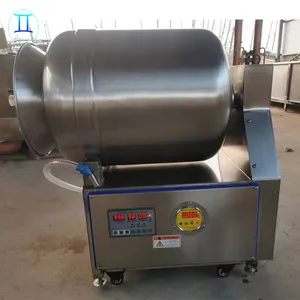 Marinade vacuum stainless steel tumbler chicken pickle manufacture salting drum food mixer mixing machine for meat used