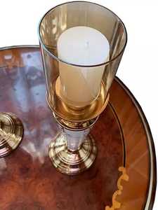 Candelabros de cumpleaños, Material de Metal y vidrio de alta calidad, pilar de decoración para el hogar único de alta gama - Product Image 4