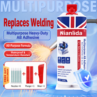 Adhésif structurel époxy multi-usages haute résistance, durcissement rapide, imperméable, résistant à la chaleur, colle AB pour métal, céramique, travail du bois