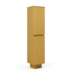 Mobile Bagno Sospeso Mod Trio H 130 Cm in Rovere Dorato, Lunghezza 34 Cm, Larghezza 36 Cm - Product Image 3