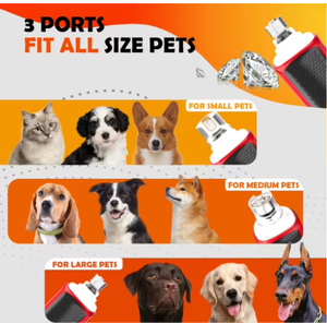 Meilleur vendeur sur le marché européen et américain : Coupe-griffes pour chiens et chats à 7 vitesses avec anneau lumineux LED, sûr pour éviter de couper trop fort, silencieux, faible vibration - Product Image 2