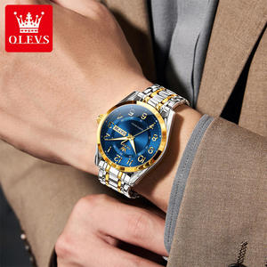 3666 Wholesale Design Brand Oem Custom logo Business <b>Watch</b> <b>Arabic</b> Numerals Stainless Steel Man Quartz Wristwatch - Product Image 3