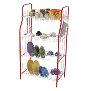 FIRST HORSE Organisateur de <span class=keywords><strong>vaisselle</strong></span> de cuisine à 4 niveaux, égouttoir à <span class=keywords><strong>vaisselle</strong></span> de cuisine, antirouille et durable, grande capacité - Product Image 5