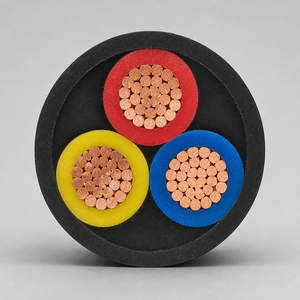 Câble YJY à trois conducteurs 3x10mm2 <span class=keywords><strong>3x16mm2</strong></span> en cuivre, isolé XLPE, gaine PE, sans halogène, 0.6/1kV - Product Image 3