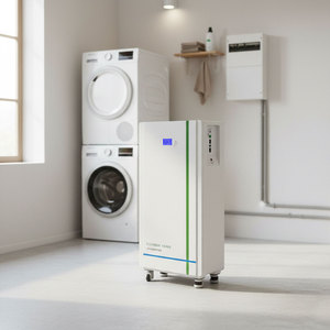ตู้เก็บพลังงานแบตเตอรี่เคลื่อนที่แบบตั้งพื้น 48kWh 51.2V สำหรับที่อยู่อาศัย ระบบสำรองไฟบ้าน พลังงานแสงอาทิตย์ NEHC0002 48kwh Ba - Product Image 1