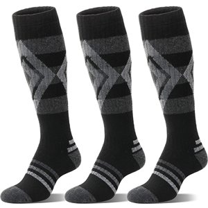 Merino <b>Wool</b> Ski <b>Socks</b> for Womens Mens Thermal Winter Warm Thick Knee High <b>Socks</b> for Skiing Snowboarding - Product Image 3