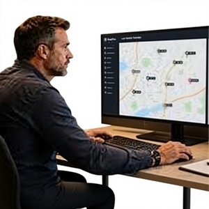 Système de suivi GPS pour véhicules, personnes, animaux de compagnie et biens, localisation en temps réel, géorepérage, historique d'itinéraire, compatible MAC et Linux pour la gestion des stocks en ligne - Product Image 1