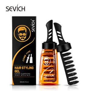 OEM ODM özel etiket saç şekillendirici jel ürünleri Salon mat saç macunu jel balmumu erkekler için