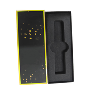 Boîte coulissante vide pour cartouche de 1 ml avec logo personnalisé, estampage à chaud, sécurité enfant, et doublure intérieure en EVA
