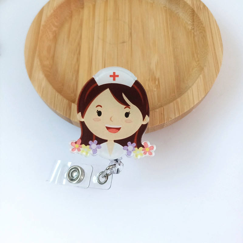 Flower nurse transparent buckle