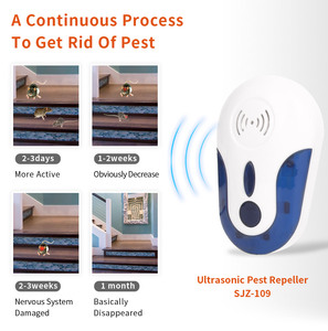 เครื่องกำจัดแมลงด้วยคลื่นอัลตร้าโซนิกกำจัดแมลงสาบมีประสิทธิภาพสูง - Product Image 5