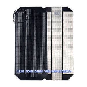 <span class=keywords><strong>Panneau</strong></span> <span class=keywords><strong>solaire</strong></span> photovoltaïque flexible le plus durable et léger 50W 90W 100W 120W 18V 24V à film mince avec adhésif dorsal 3M en option - Product Image 2