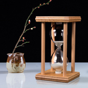 Venta al por mayor de fábrica: Reloj de arena vintage de 45/60 minutos, artículos creativos para decoración del hogar y escritorio, en stock. - Product Image 1