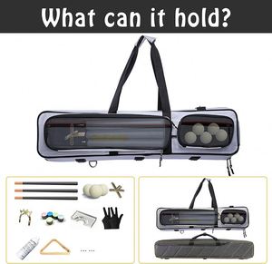 Échantillon gratuit, personnalisable, étui pour queue de billard 9 boules 1/2, tube de haute qualité, étui pour queue de billard 2B3S, sac et boîte pour queue de billard à 5 trous - Product Image 6