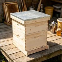 Imkereibedarf: 10-Rahmen Holz-Bienenstock – Robuster Bienenkasten für Imker