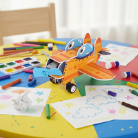 Kit de construction d'avion à monter soi-même pour enfants, jouet scientifique STEAM