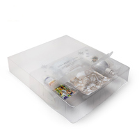 Caja de Embalaje Impresa Personalizada, Bandeja Cosmética para Brochas, Caja de PP, Caja Transparente de Acetato, Plegable