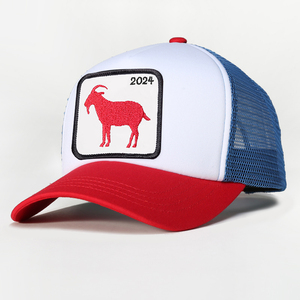 Casquettes de baseball unisexe en maille à 5 panneaux avec logo brodé personnalisé, style <span class=keywords><strong>Otto</strong></span> Trucker, pour le cyclisme et la mode - Product Image 5