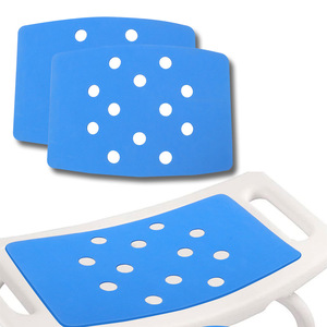 Coussin de siège EVA bleu, lot de 1, coussin pour chaise de douche, équipement de sécurité pour la salle de bain - Product Image 1